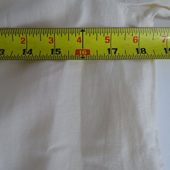 Karen Kane Beige Boho Tiered Dress Women Size XS Embroidered Linen Blend - Picture 9 of 11